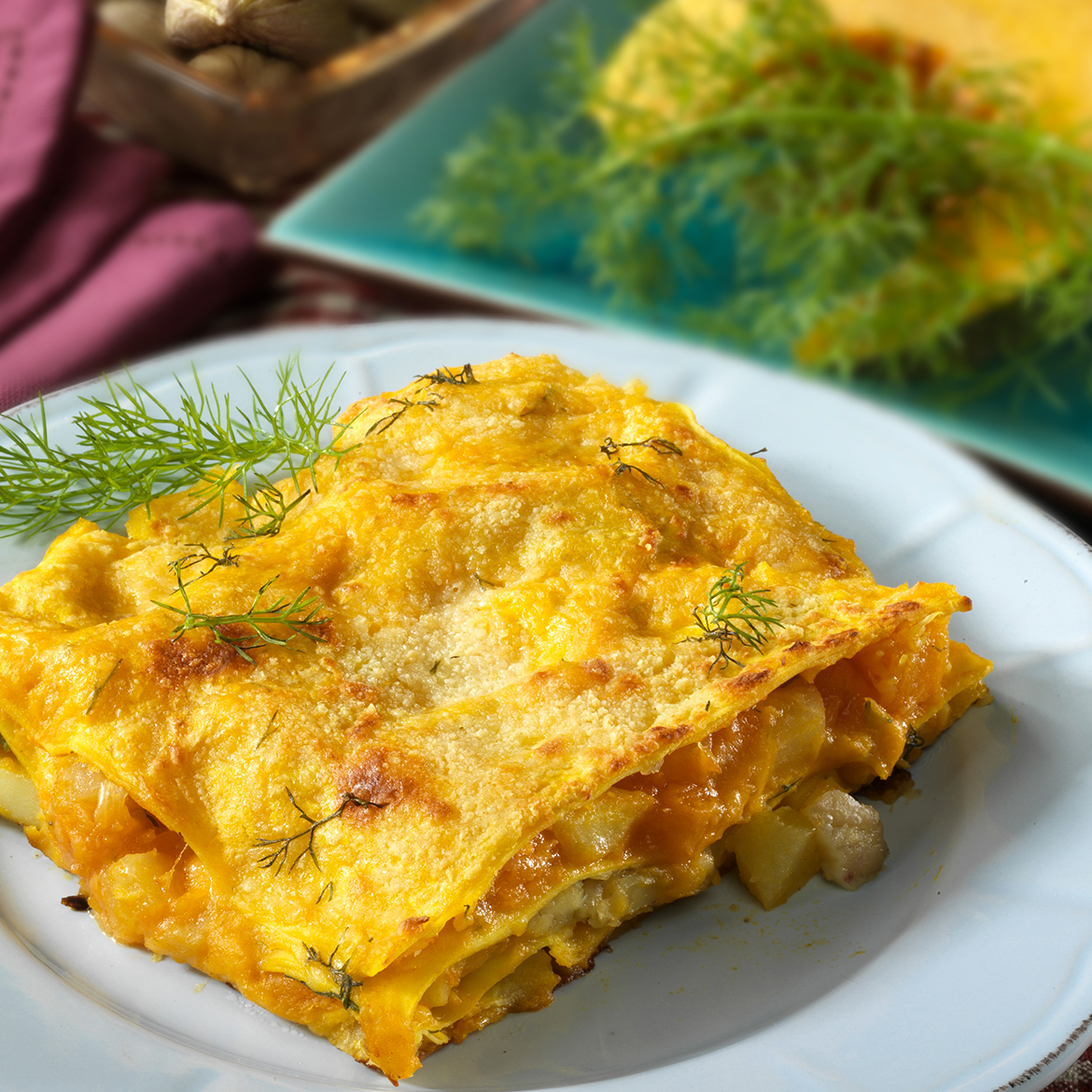 Lasagne di zucca e salsiccia, la ricetta originale AIA Food