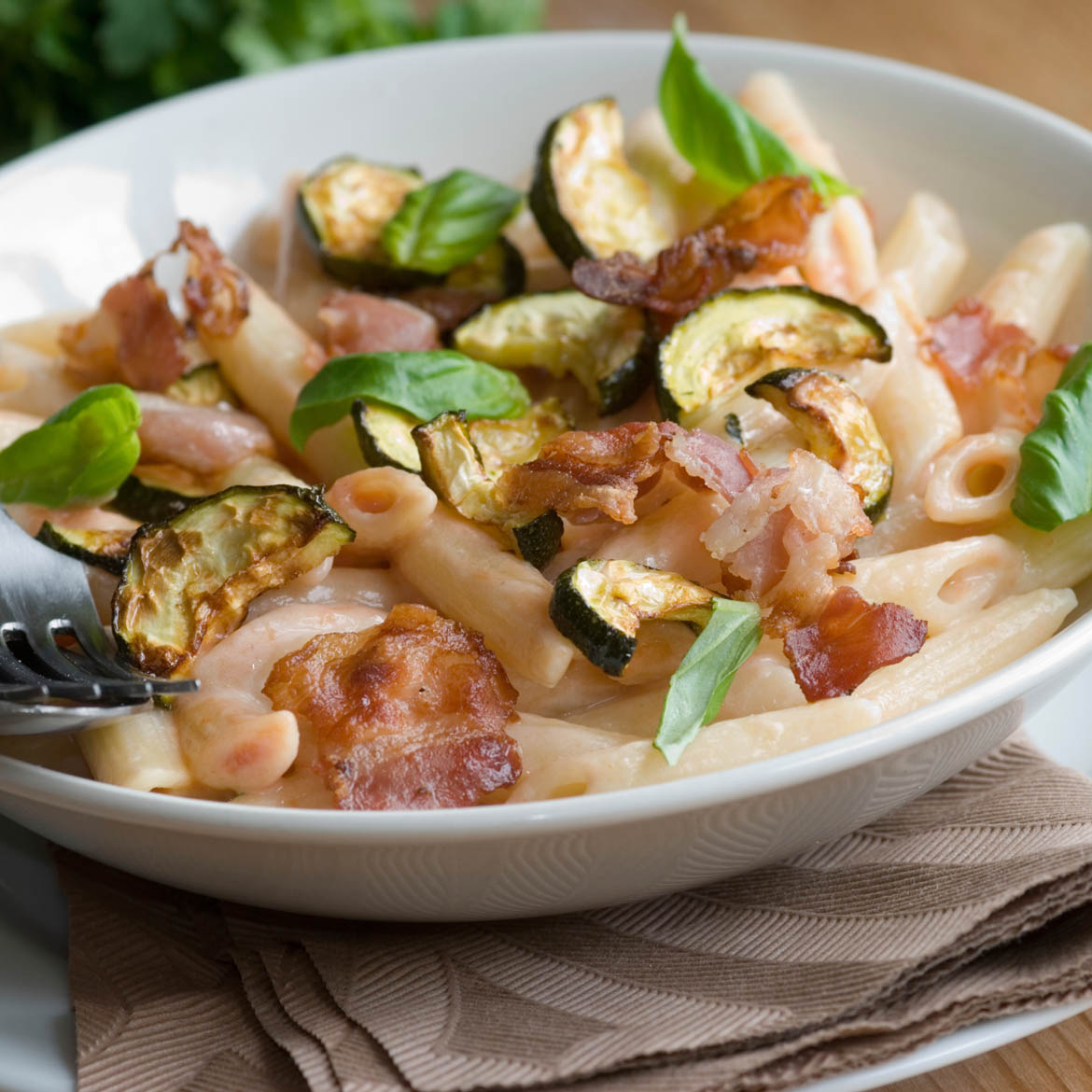 con zucchine e pancetta, la ricetta veloce AIA Food