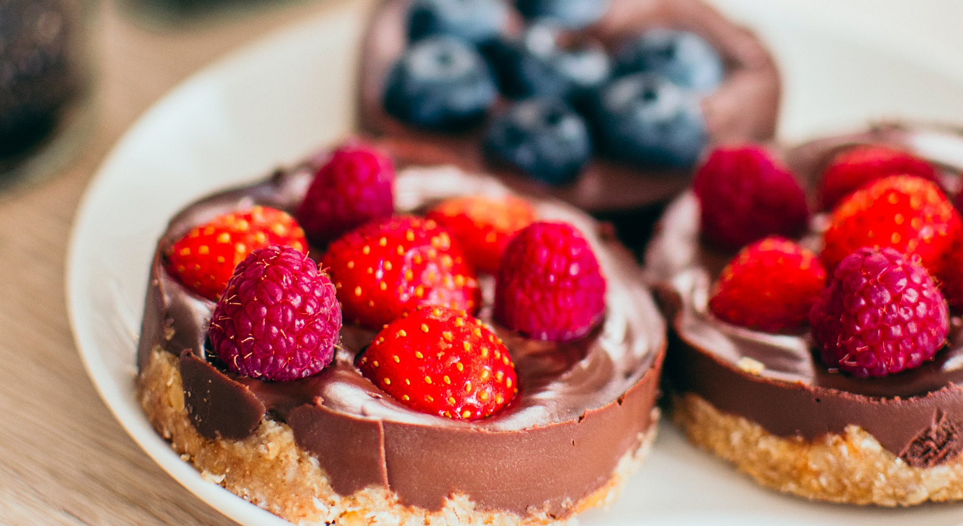 Crostatine frutta cioccolato