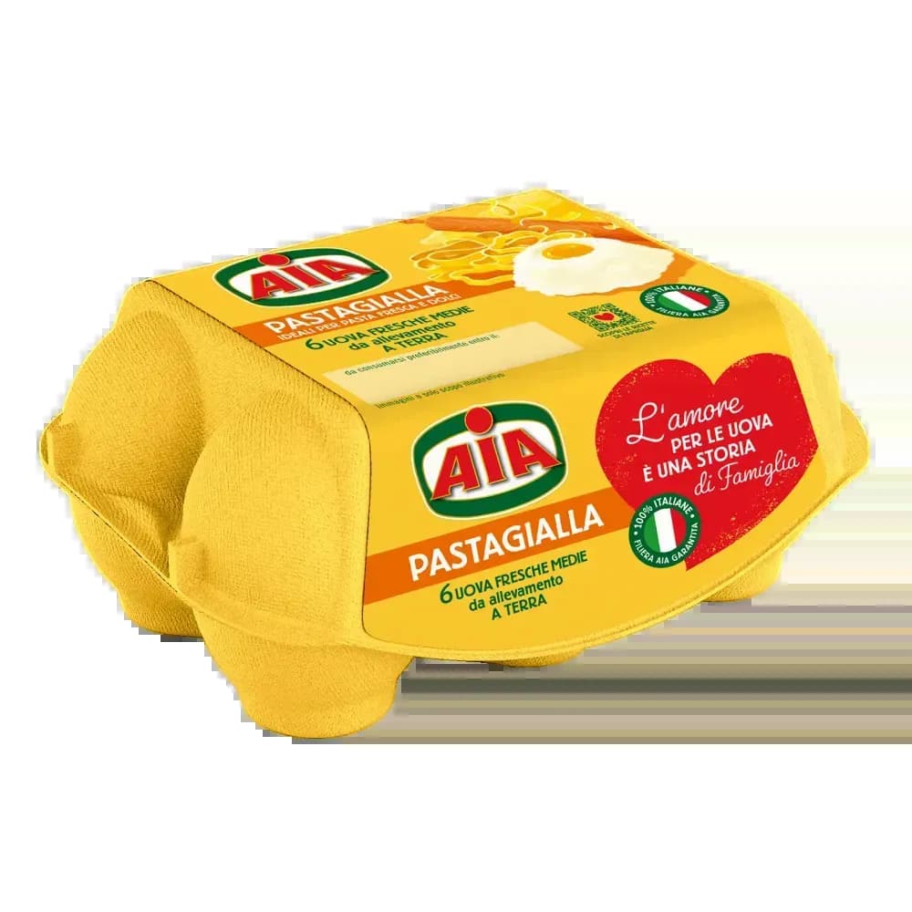 6 Uova Pastagialla Allevate a Terra medie