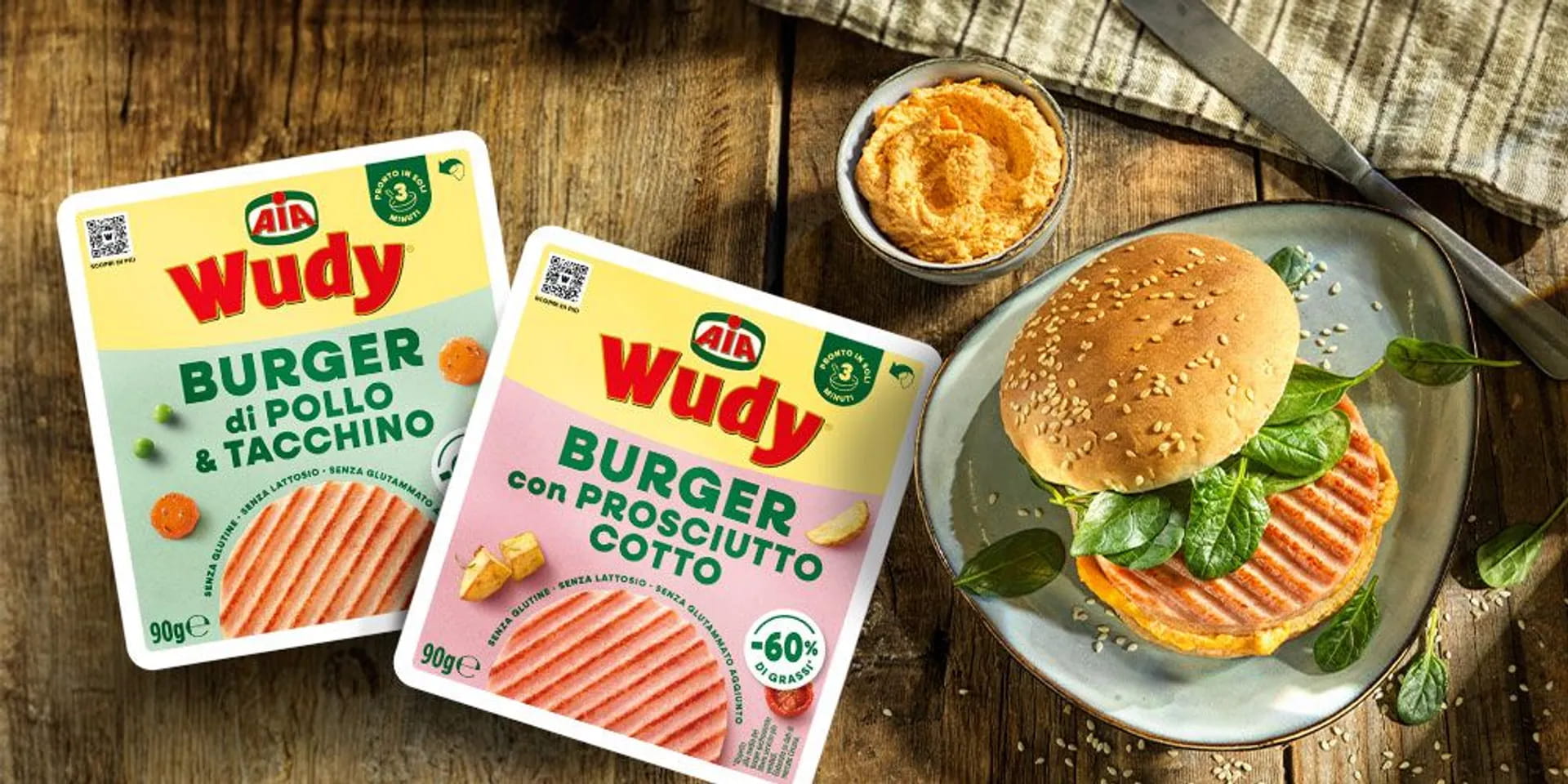Una gustosa novità in casa Wudy: sono arrivati i Burger!