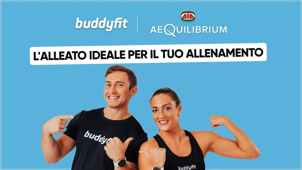 Buddyfit e AeQuilibrium AIA: insieme per aggiungere gusto all’allenamento!