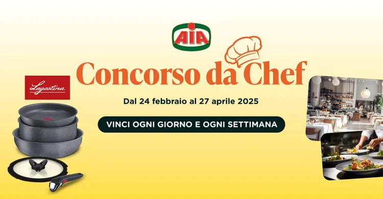 Cucina e vivi il tuo sogno assieme ad AIA!
