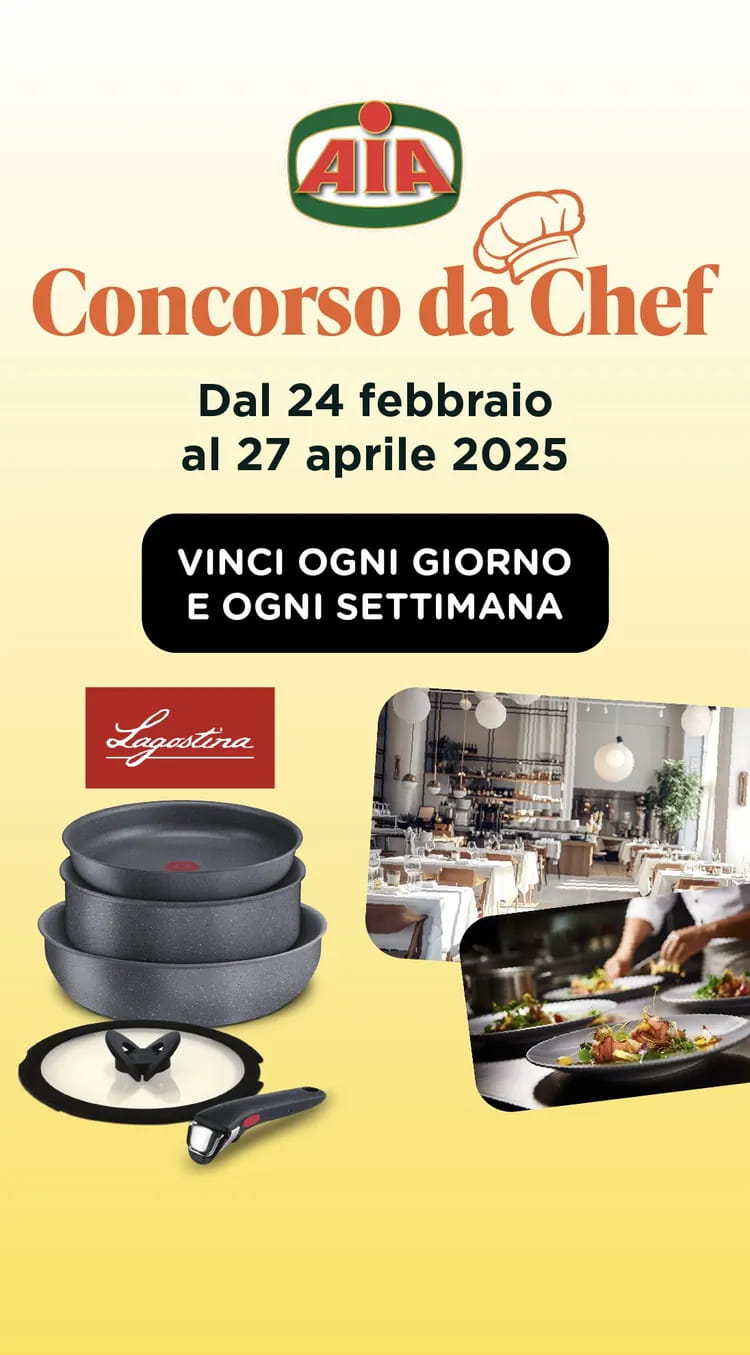 Cucina e vivi il tuo sogno assieme ad AIA!