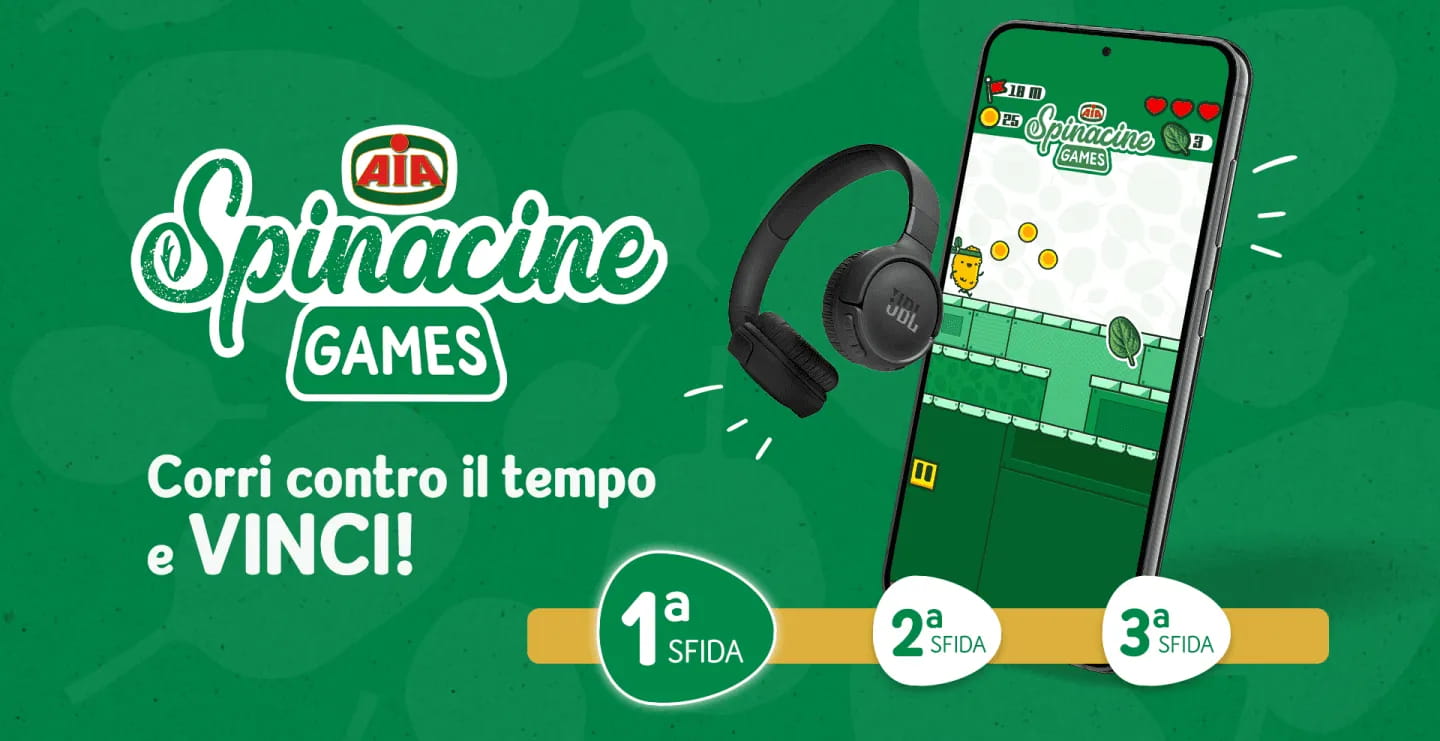 Spinacine Games: corri contro il tempo e VINCI!