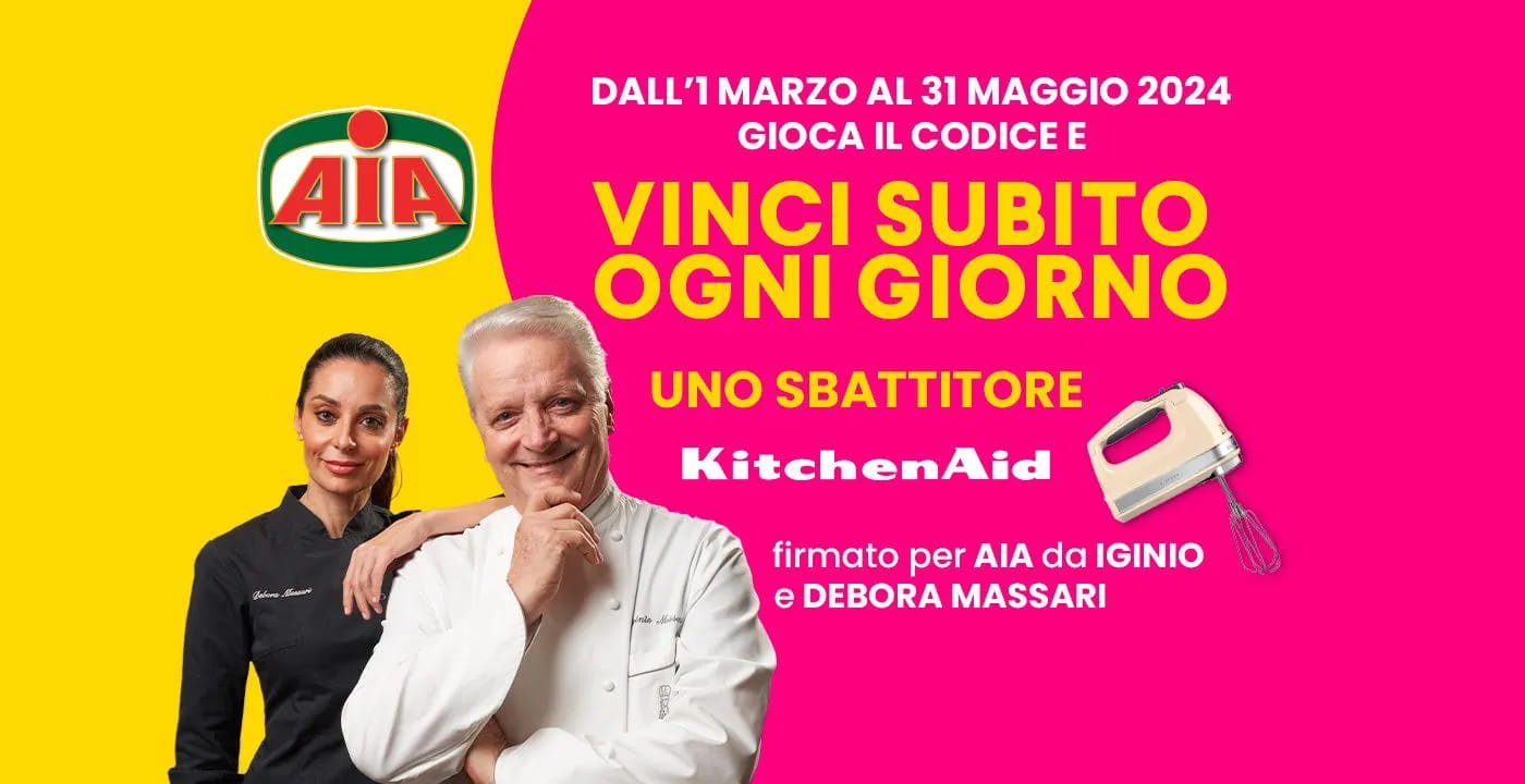 Vinci subito ogni giorno con il concorso Uova AIA