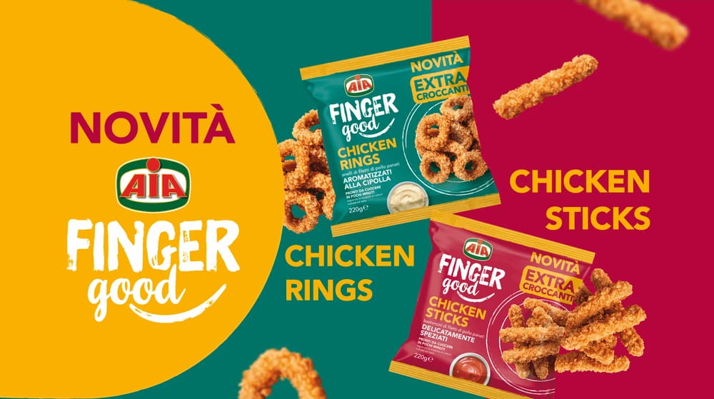 AIA ha lanciato i Finger Good: l'aperitivo croccante.. che stuzzica il palato!