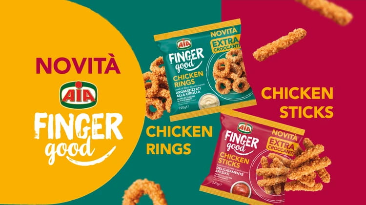 AIA ha lanciato i Finger Good: l'aperitivo croccante.. che stuzzica il palato!