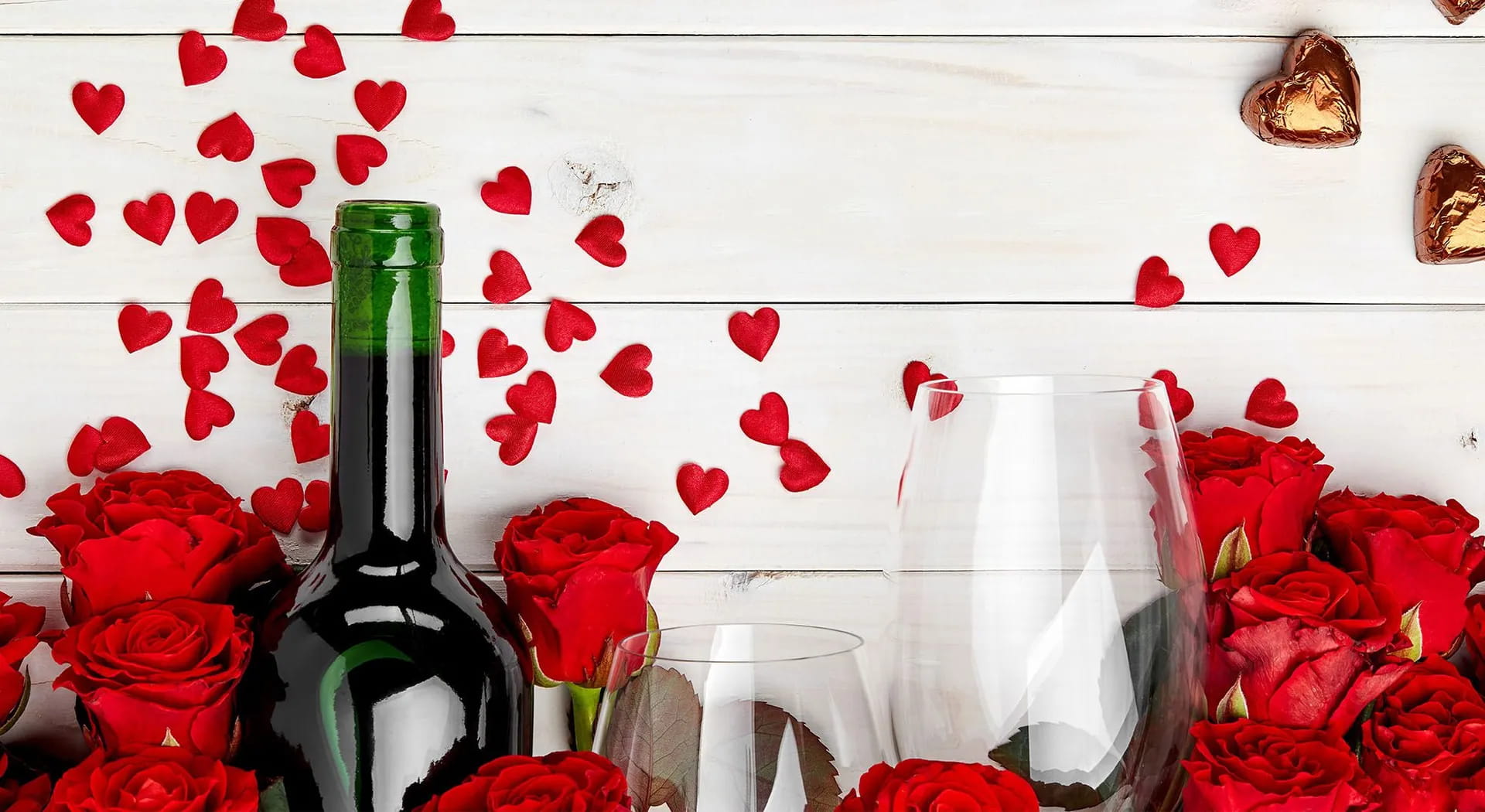Den Valentinstagstisch decken: Tipps und Ideen