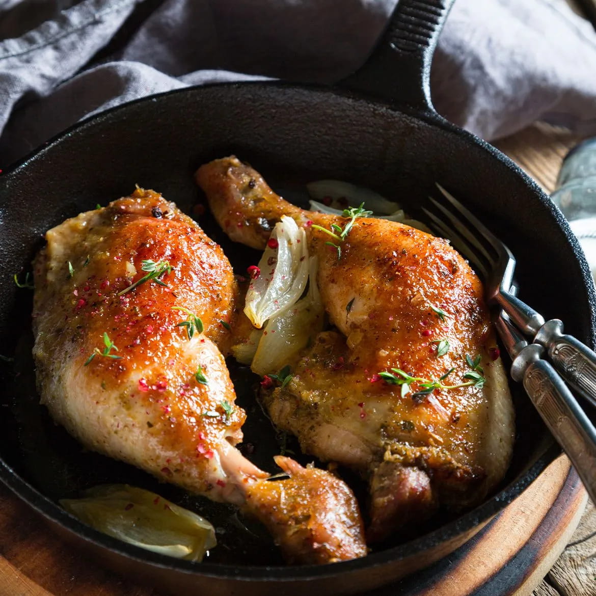 Spanish-style Chicken Thighs | The recipes of AIA