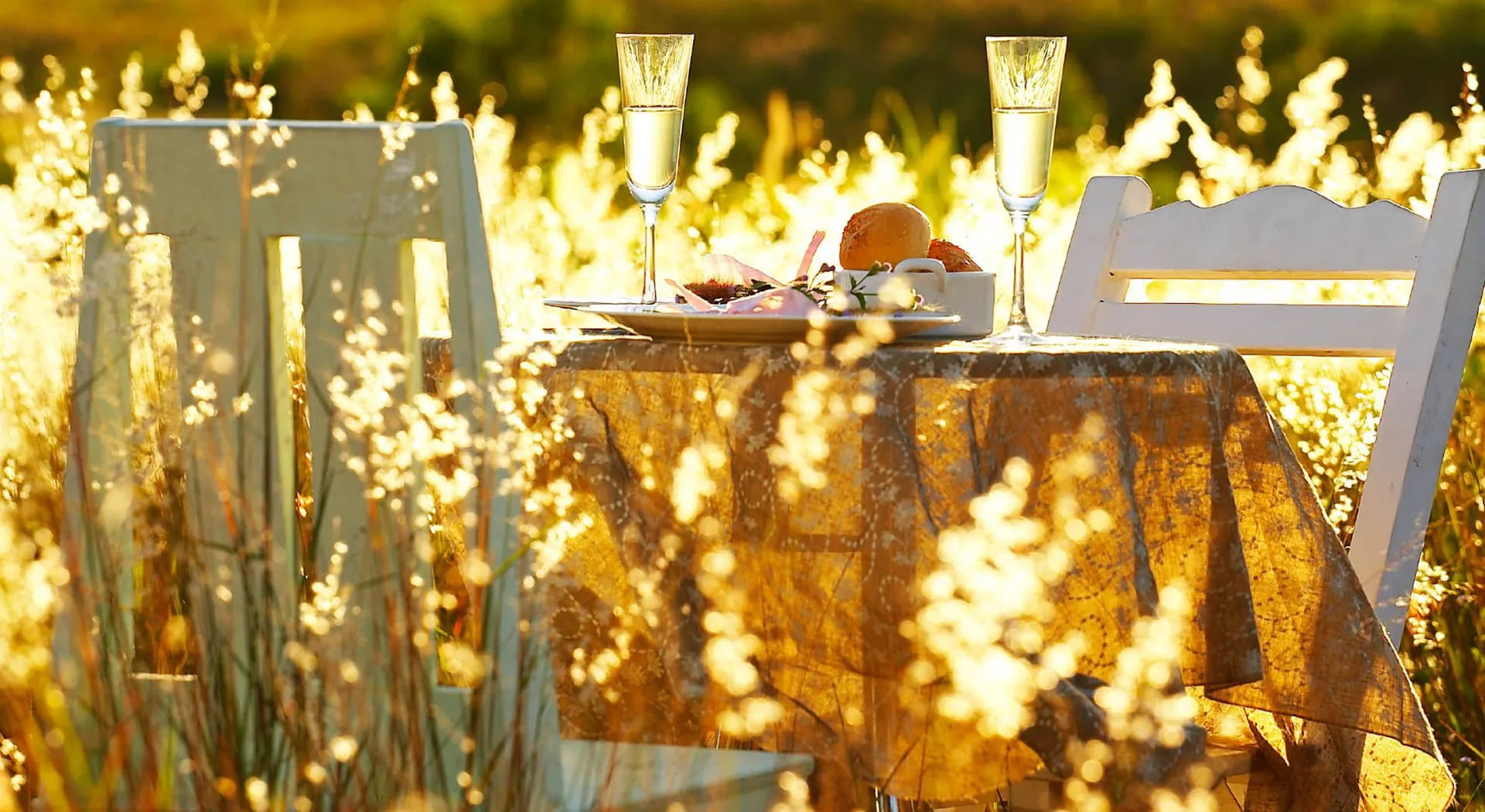 Come organizzare una cena romantica in giardino