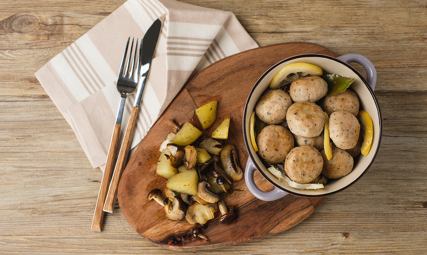 baked_meatballs_bay_leaves_lemon