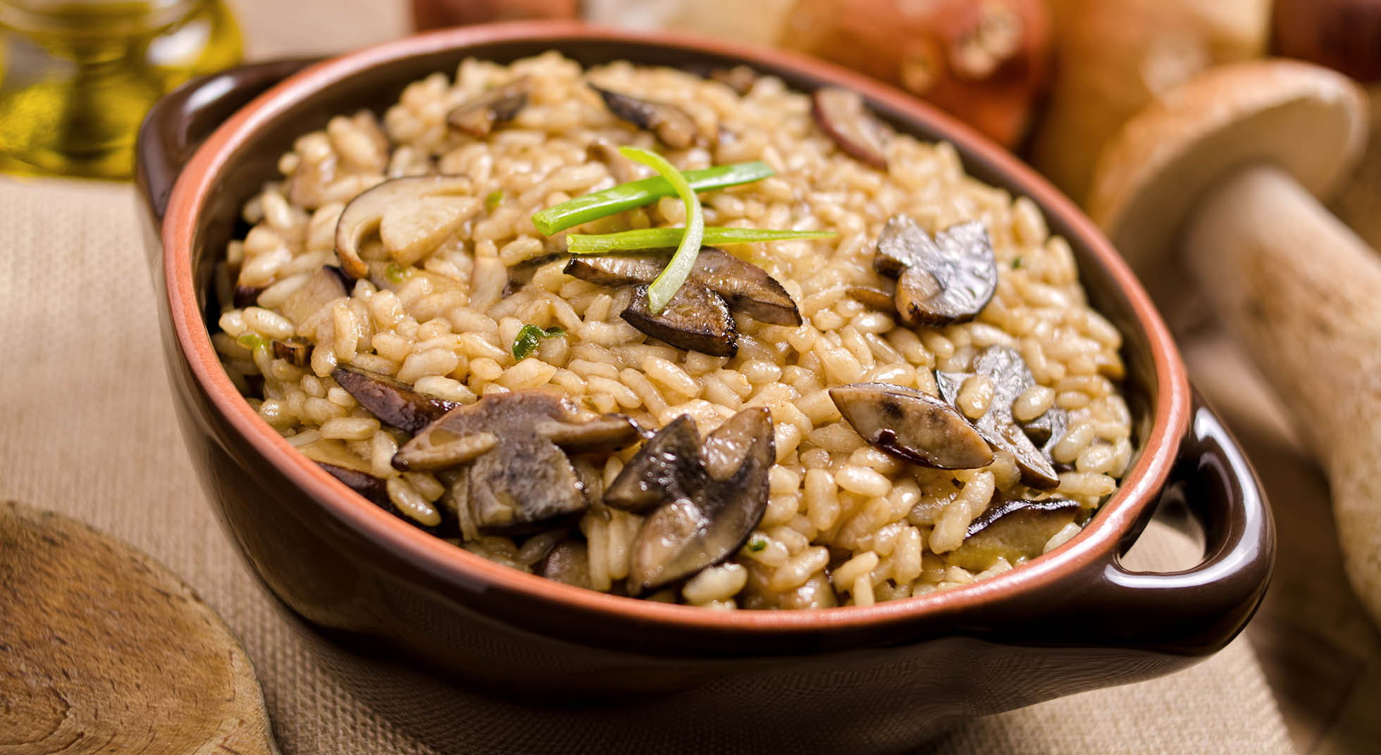 risotto di funghi porcini