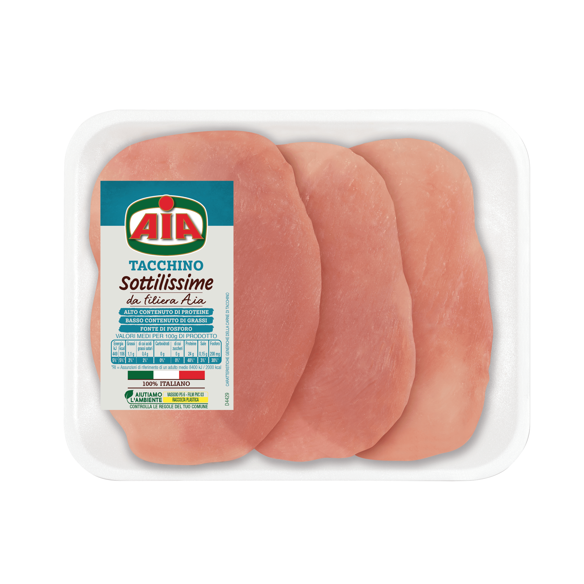 Sottilissime di Fesa di Tacchino AIA Food Sottilissime di Fesa di Tacchino AIA Food