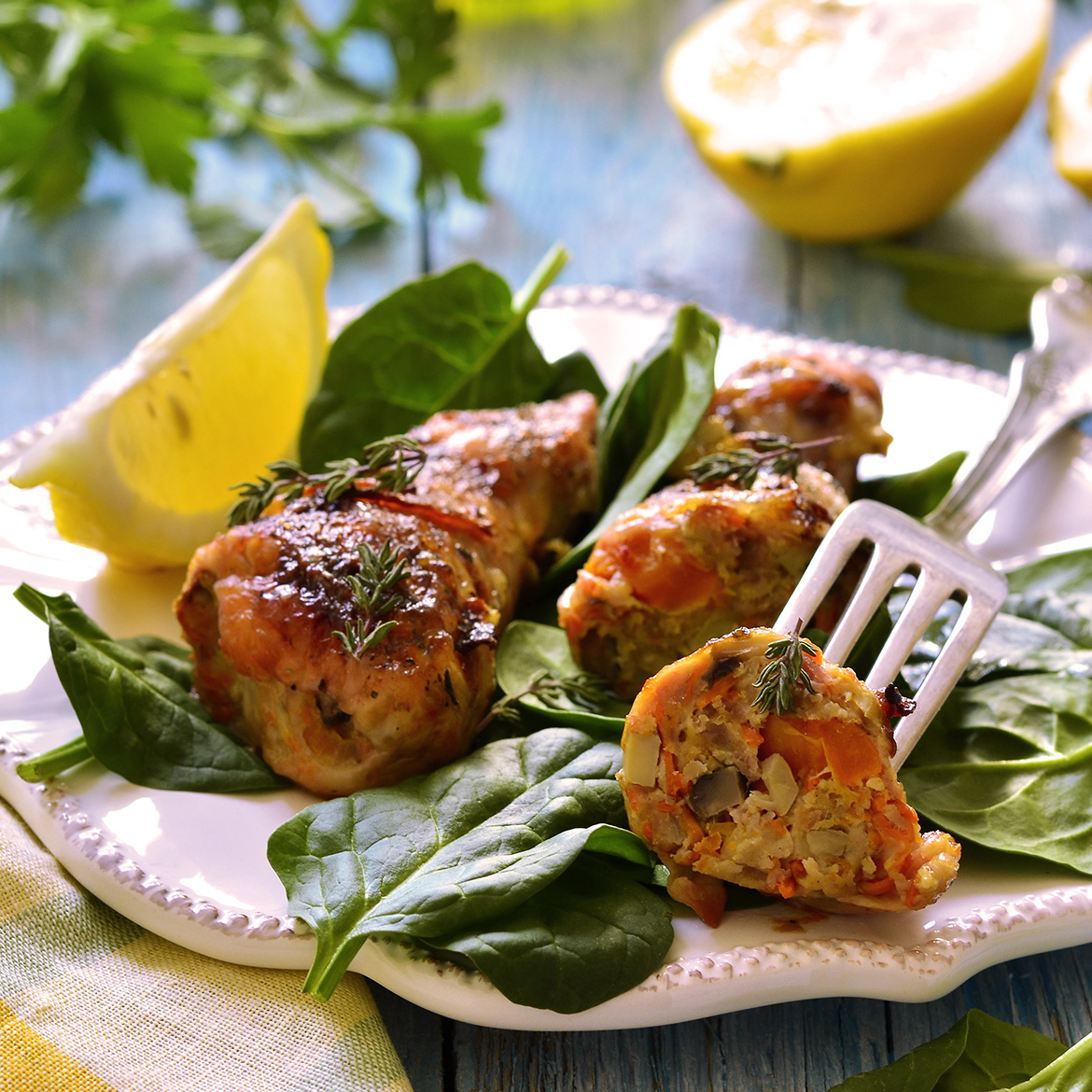 Cosce di pollo ripiene | AIA Food