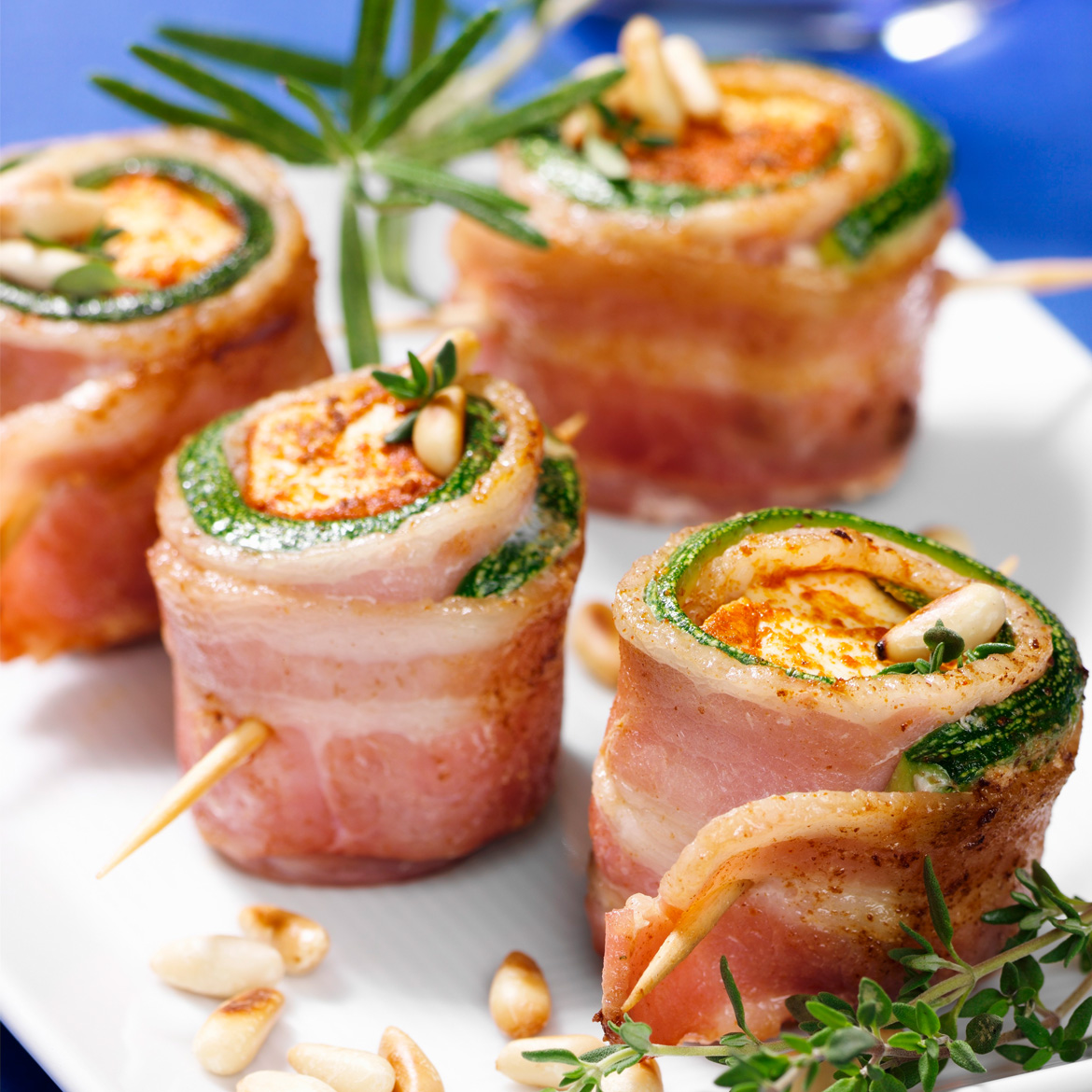 Involtini di zucchine con pancetta e formaggio | AIA Food