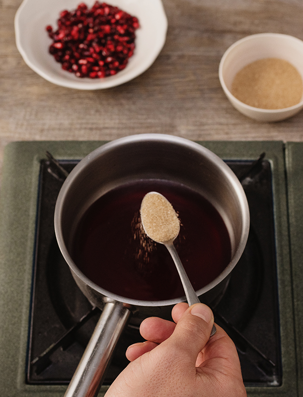 Pomegranate sauce Thanksgiving turkey