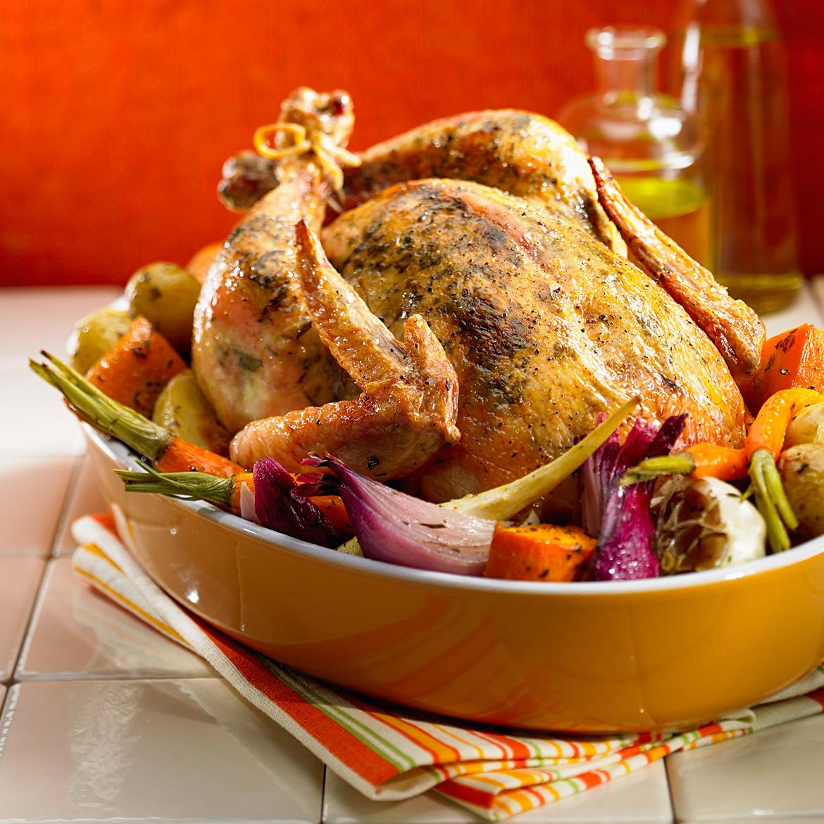 Ricetta faraona arrosto con patate AIA Food