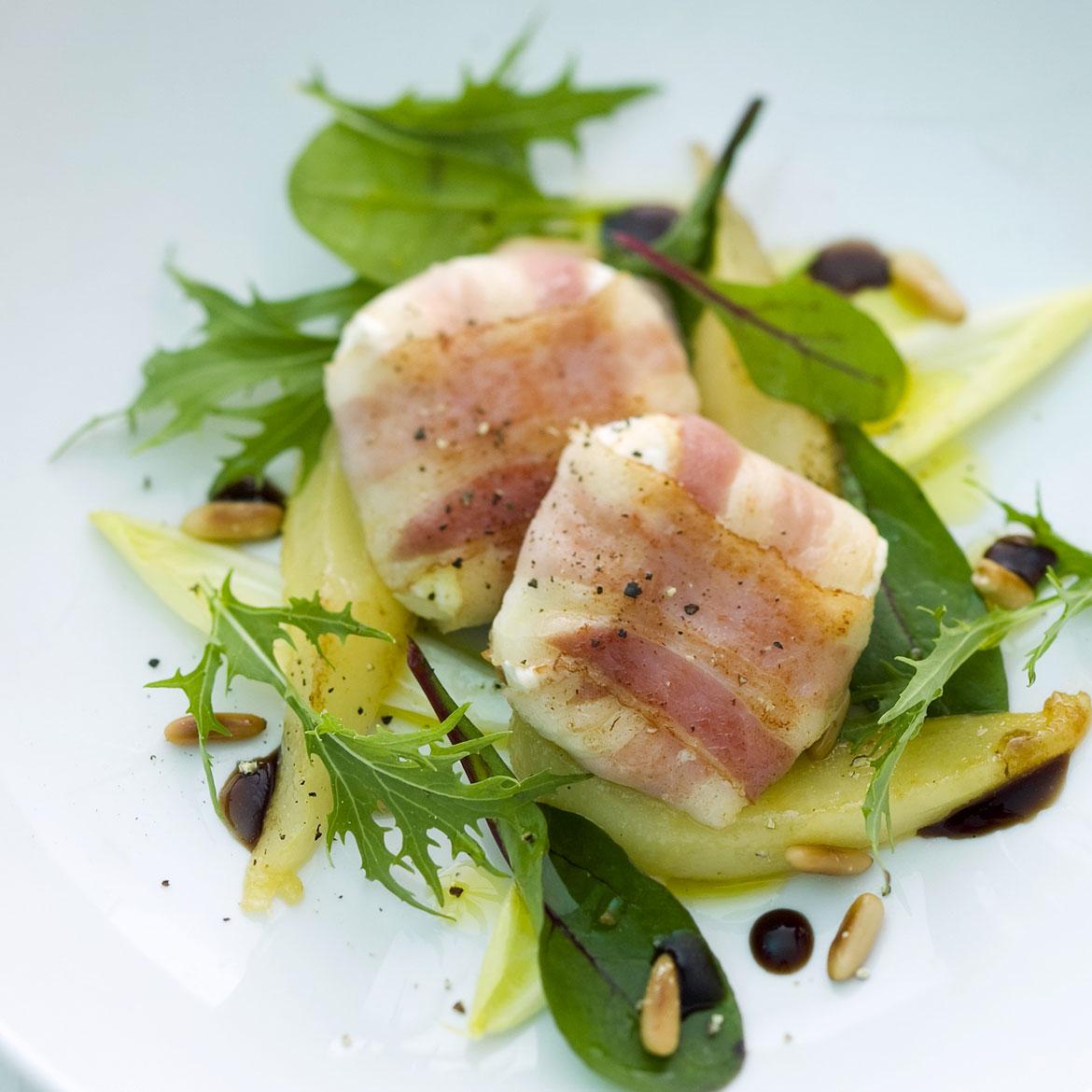 Tomino alla piastra con pancetta AIA Food