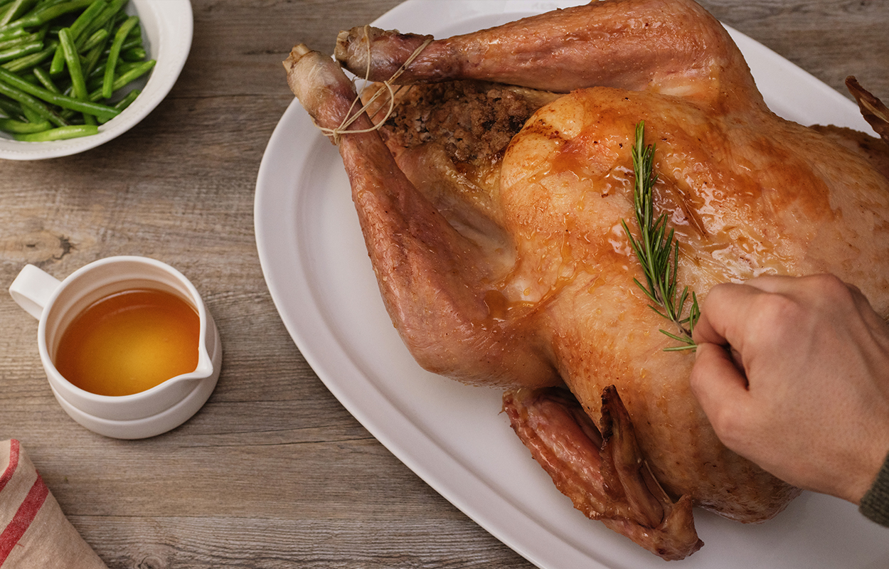 Stuffed Thanksgiving turkey